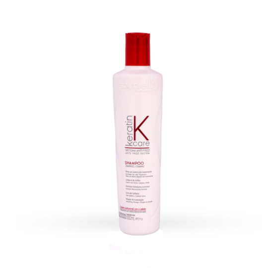 Shampoing Soin Kératine - 300 ML - Soupleliss Professionnel