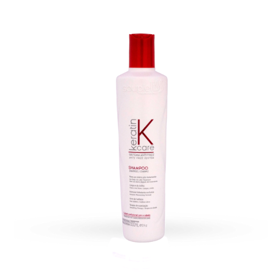 Shampoing Soin Kératine - 300 ML - Soupleliss Professionnel 