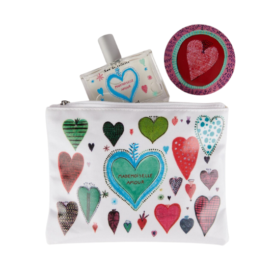 Trousse Mle Amour Eau de Toilette + specchio & astuccio - Fragonard