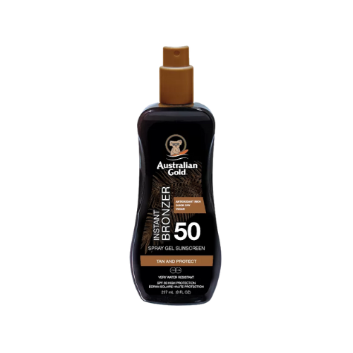SPRAY GEL WITH BRONZER - Solari corpo - Australian Gold
